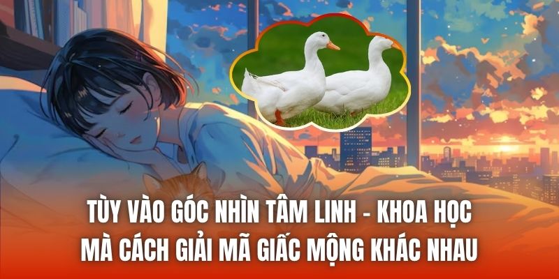 Tùy vào góc nhìn tâm linh - khoa học mà cách giải mã giấc mộng khác nhau