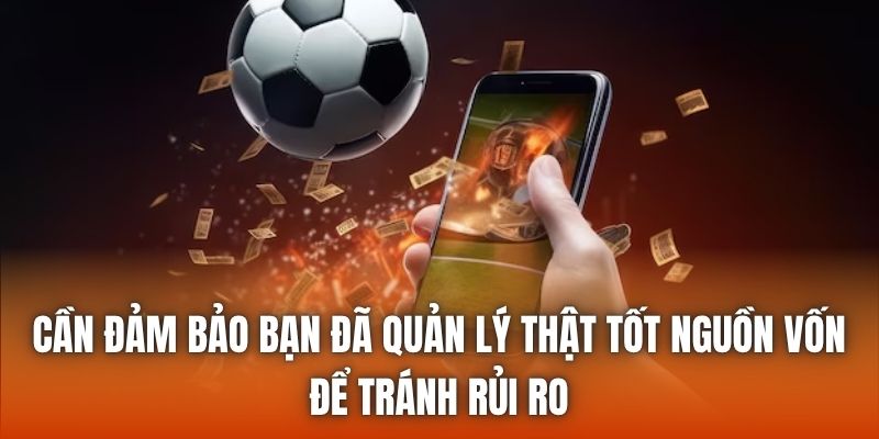 Cần đảm bảo bạn đã quản lý thật tốt nguồn vốn để tránh rủi ro