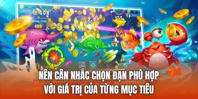Nên cân nhắc chọn đạn phù hợp với giá trị của từng mục tiêu